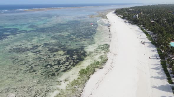 Indian Ocean Near the Shore of Zanzibar Tanzania