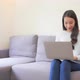 Young asian woman use laptop - VideoHive Item for Sale