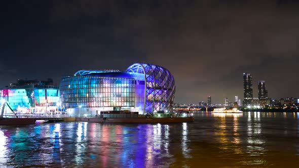 Han River Building Night