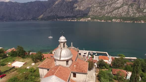 View of the Bay From the Bell Tower of the Church of the Nativity of the Virgin in Prcanj