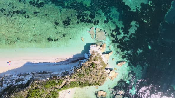 Elba Island, Italy. Amazing Aerial View of Padulella Beach Near Portoferraio
