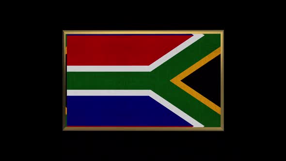 South Africa 3D Flag