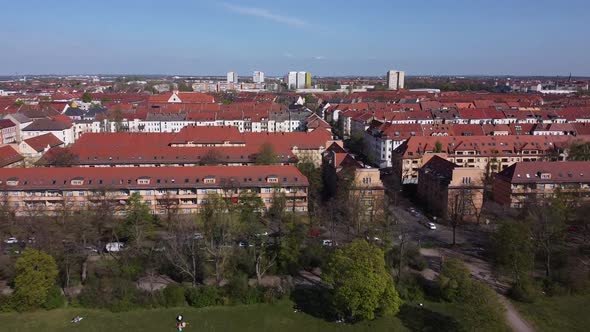 Drone footage Leipzig