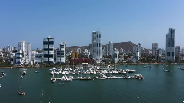 Yacht Club in a Beautiful Bay in Cartagena, Colombia