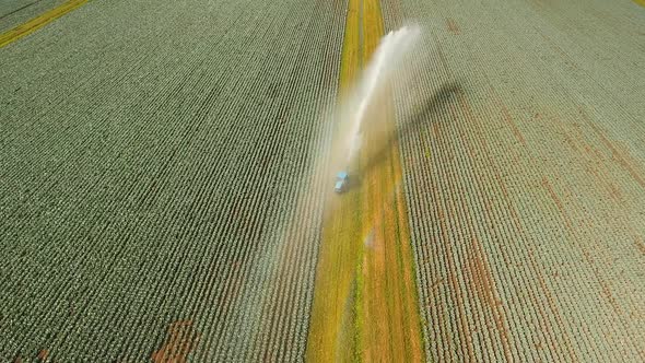 Irrigation System on Agricultural Land.