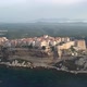 Wide Aerial Establishing Shot Of Old Town Bonifacio In Corse - VideoHive Item for Sale