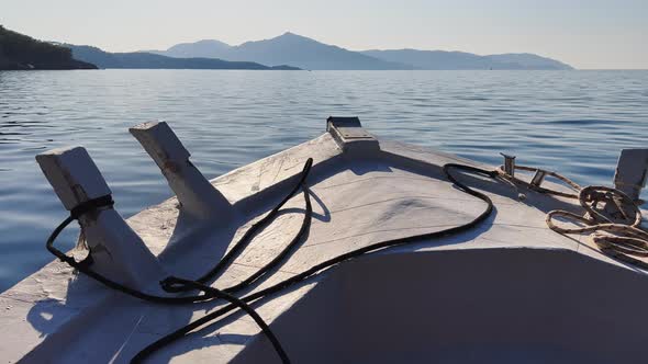 The Picturesque Bay of Dalyan in Turkey Near One of the Many Islands Near Fethiye Passenger Boats