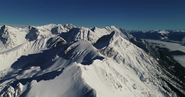 Aerial View of the Alps 