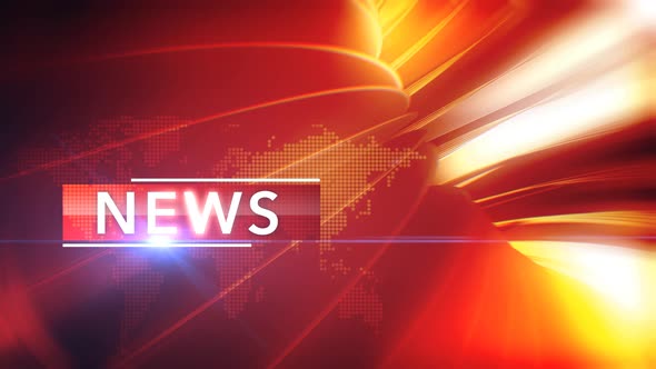 Abstract News Studio Background 4K