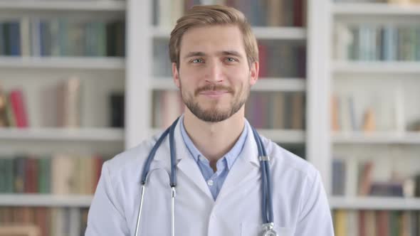 Portrait of Doctor Smiling at the Camera