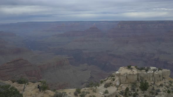 Aerial view of the Grand Canyon