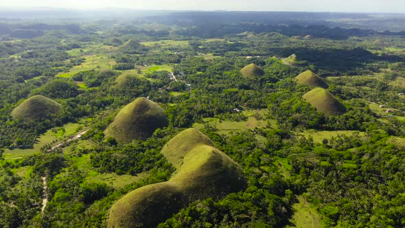 Chocolate hills.Bohol Philippines