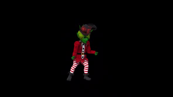 Green Elf Dance 5 – Christmas Concept
