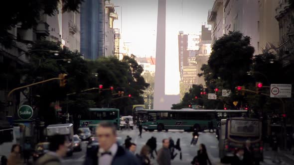 Buenos Aires downtown, in Argentina.