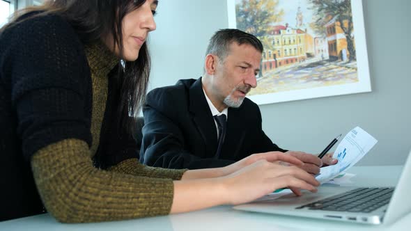 Financier Businessman and Woman alt