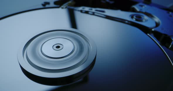 Interior of a Hard Disk Drive