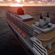 Cruise Ship And Timelapse Sunset Sky - VideoHive Item for Sale