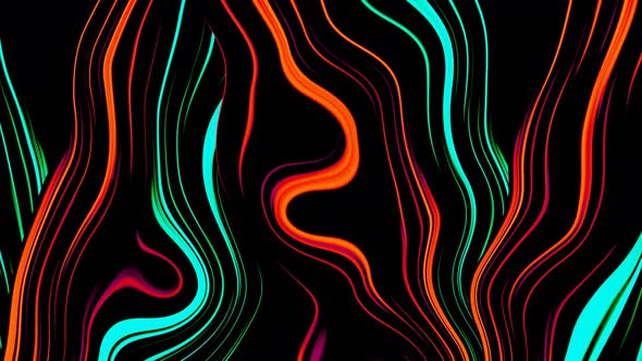 Abstract Fantasy Glow Wave Line Gradient Background