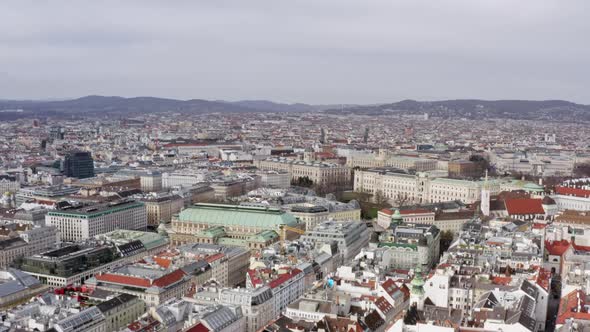 Aerial View Vienna Austria