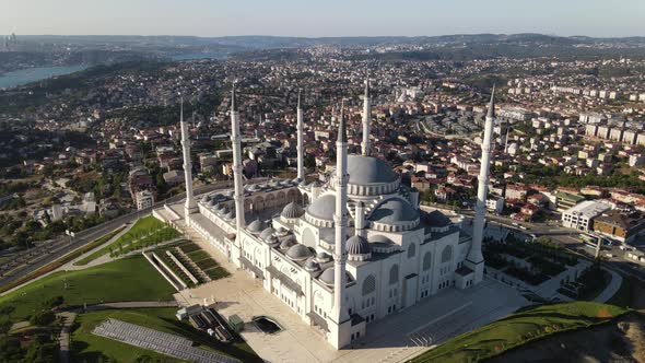 Ottoman Historical Style Modern Turkish Mosque 