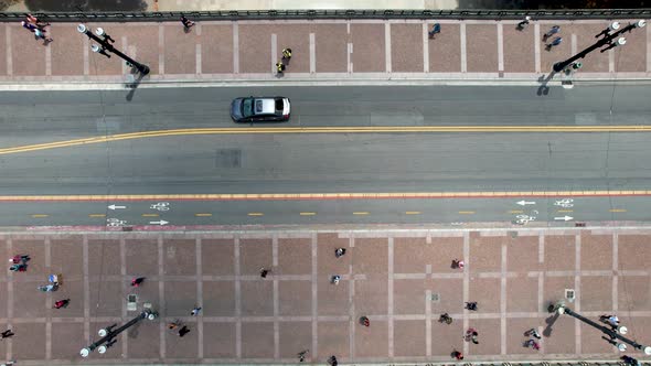 Downtown of Sao Paulo Brazil. Stunning landscape of historic centre of city