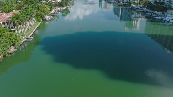 High Angle View of Turquoise Water Surface