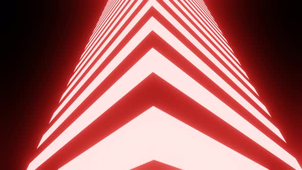 Neon Red Tower 4K