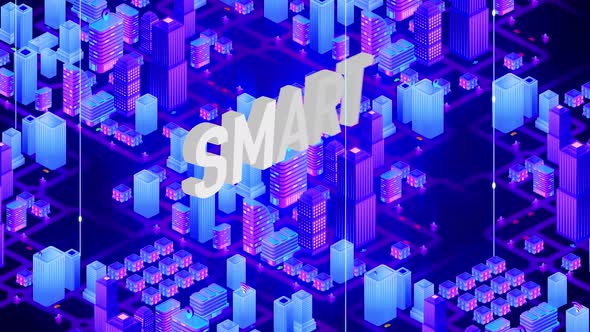 Digital Smart City Word Smart alt
