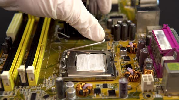 Pulls the Central Processor Out of the Motherboard. The Processing System of the Central Processes