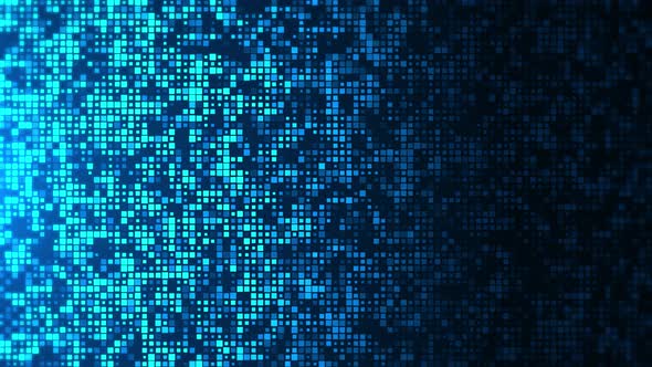 Big data abstract. Pixels and lines flowing alt