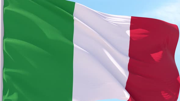 Italy Flag Looping Background alt