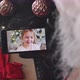 Santa Video Chatting with Little Girl on Smartphone - VideoHive Item for Sale
