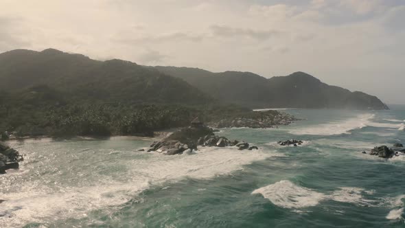 Aerial view of Playa del Cabo.