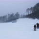 Mountaineers caught up in a strong blizzard on a winter day - VideoHive Item for Sale