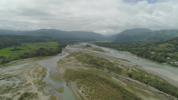 Mountain Valley in the Philippines