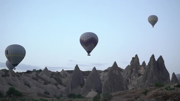 Balloons Around the Rocks