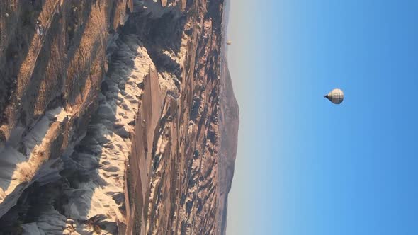 Vertical Video  Balloons in Cappadocia Turkey