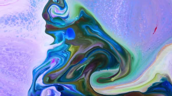 Abstract Colorful Sacral Liquid Waves Texture 650 alt