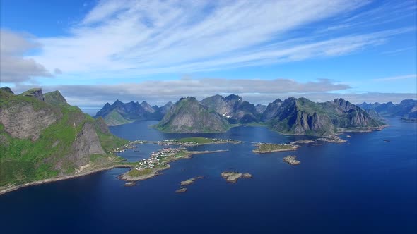 Beautiful Lofoten islands in Norway