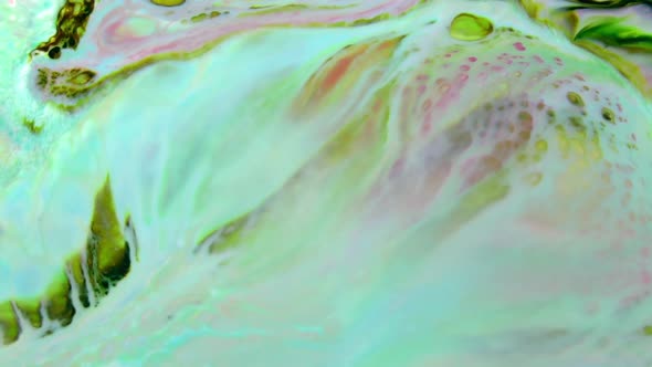 Abstract Bright Colours Paint Spreading Texture  alt