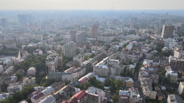 Kyiv, Ukraine Aerial View of the City. Kiev