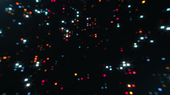 Abstract Dot Particles