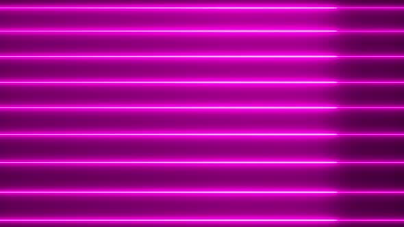 Neon lights glowing futuristic trendy bright purple line motion background. Vd 607