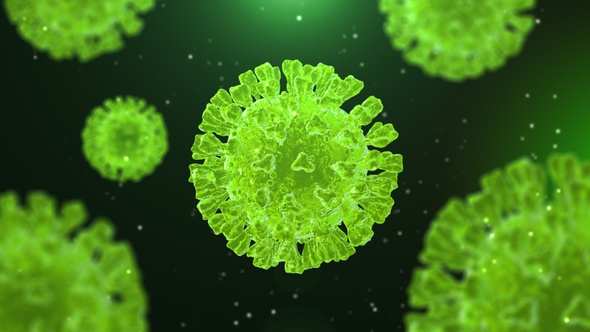 Coronavirus Infective COVID-19 Background V2