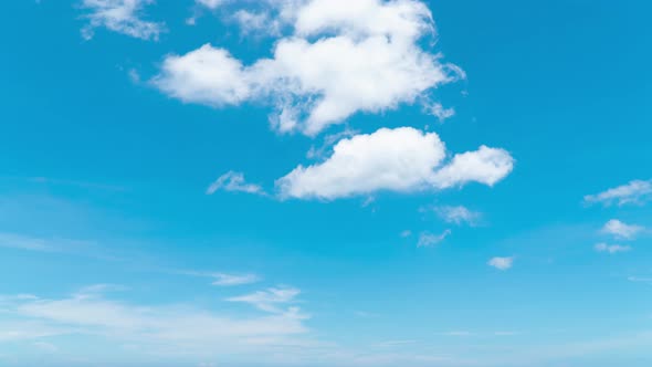 blue sky with clouds