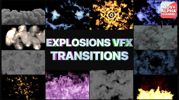 Smoke And Explosions Vfx Transitions | Motion Graphics