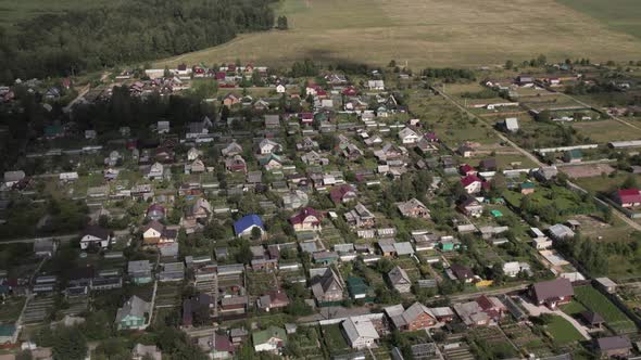 There are many residential houses and households in nature of Ural