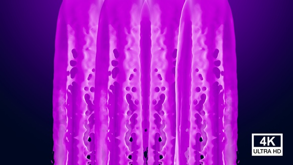 Purple Paint Splash Curtain alt