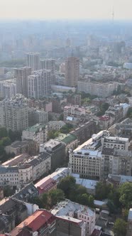 Kyiv Ukraine Aerial View of the City