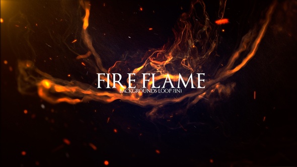 Fire Flame Backgrounds Loop 7in1 alt
